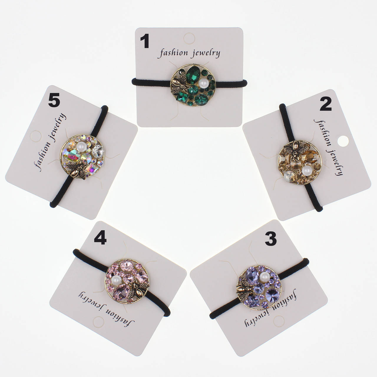 

Резинка для волос 3,5 см, Разные цвета