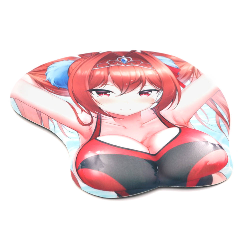 

3d коврик для мыши аниме с силиконовой подушкой (грудью) для запястья 25636