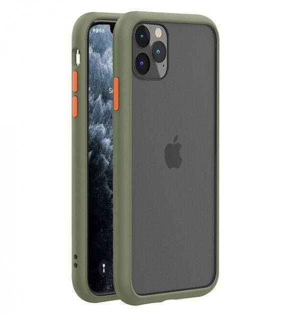

Противоударный матовый чехол на Iphone 11 Pro Айфон 11 Про Totu Gingle Зеленый, Зелёный