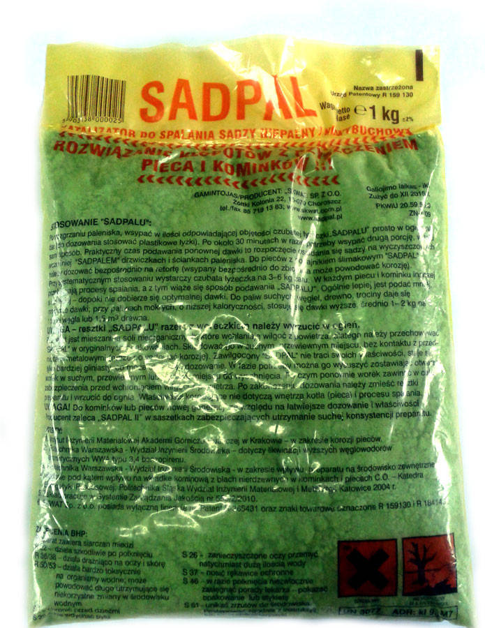 

Катализатор для дожигания сажи SADPAL 1кг
