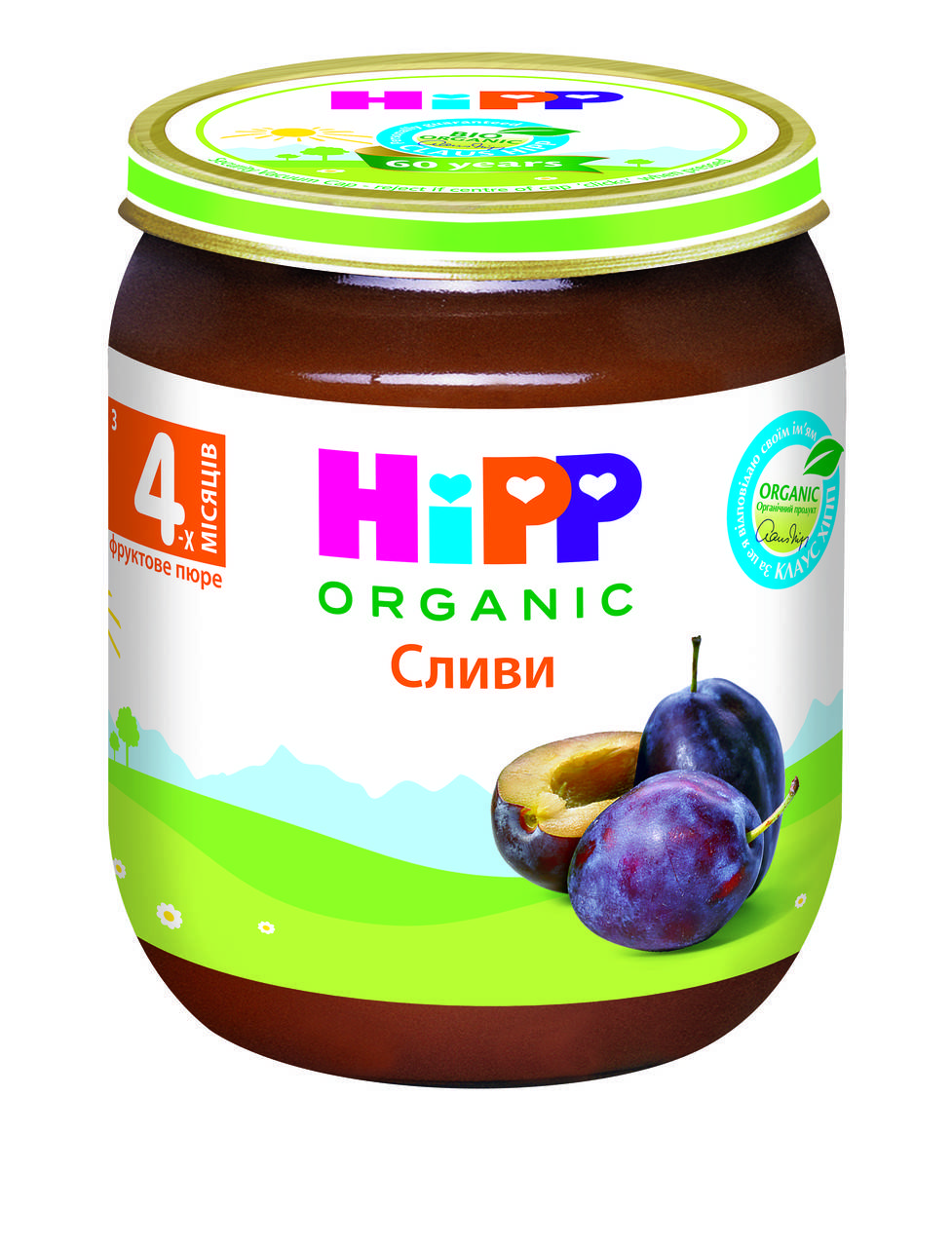 

Пюре Слива Hipp, 125г
