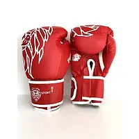 Боксерские перчатки LEV SPORT ТОП 10 oz стрейч красные