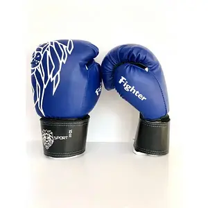 Боксерські рукавички LEV SPORT ТОП 12 oz стрейч сині