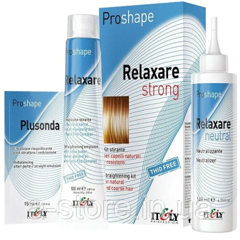 Набір для випрямлення натурального та жорсткого волосся Proshape Kit Relaxare Strong