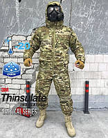 Тактический зимний костюм ZONDA, армейский теплый костюм на флисе ВСУ, зимний костюм мультикам