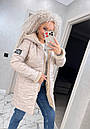 Стильне стьобане жіноче пальто- куртка зима "Елла", фото 6