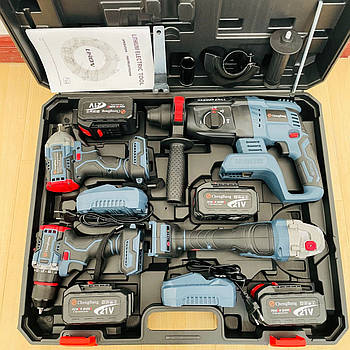 Набір акумуляторних інструментів Light Electric Tool з АКБ 4 в 1