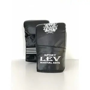 Рукавички Снарядні LEV SPORT шкірзам M чорні