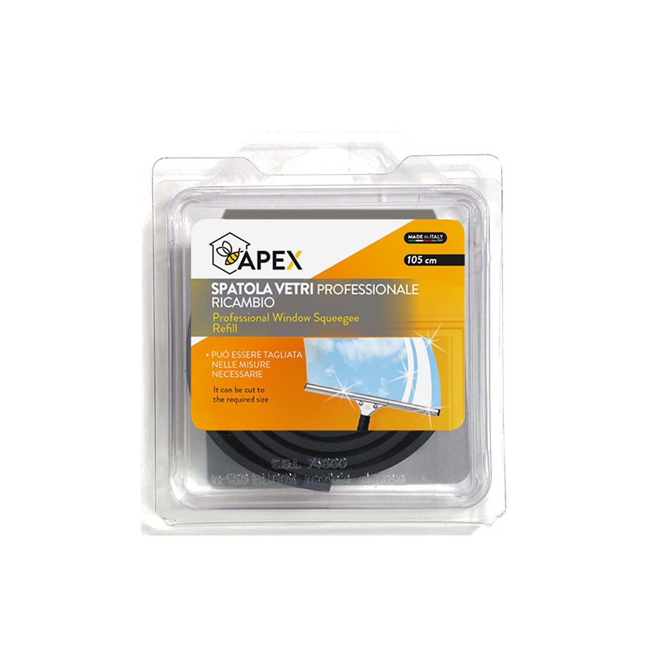 Змінна гума в рулоні для професійних скребків 105см