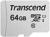 Картка пам'ятi TRANSCEND microSDXC 300S 64GB UHS-I U1 no ad