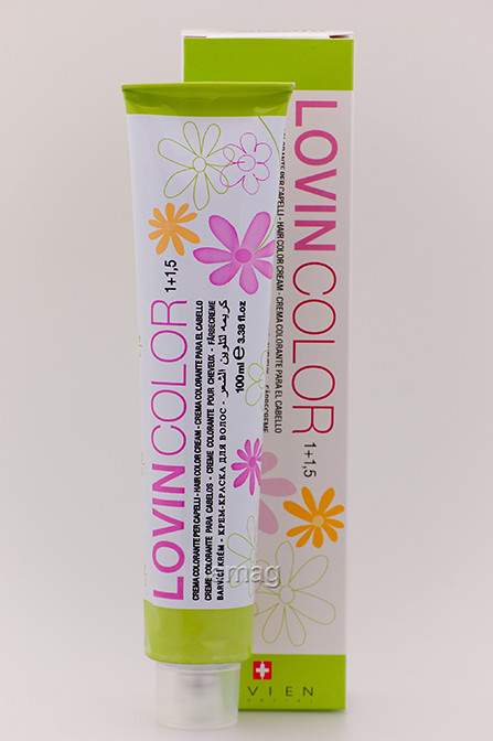 Lovien Lovin Color 1 Крем-фарба для волосся - Чорний, 100 мл, фото 1