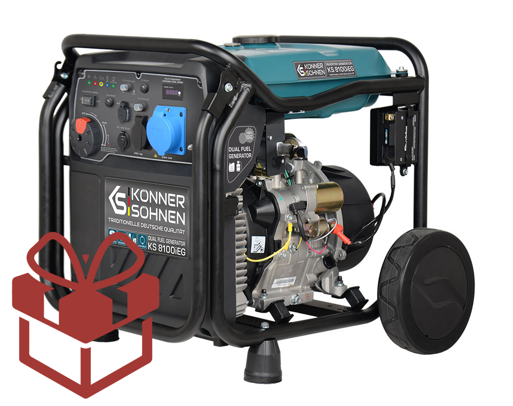 Генератор інверторний Konner&Sohnen KS 8100iE G, (59908)