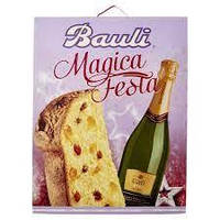 Святковий набір Панеттоне + Шампанське Bauli Magica Festa