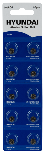 Батарейка HYUNDAI AG4 Blister 10