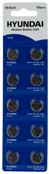 Батарейка HYUNDAI AG10 Blister 10