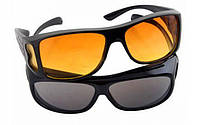 Антивідблискові окуляри для водія HD Vision 2 пари День + Ніч LK2303-28. (тільки опт)