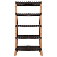 Етажерка д/взуття VIOLET HOUSE 0733 Роттанг Гелаксі BROWN 30*52*96 см (0733 Ротт Гел BROWN 30*52*96 см)