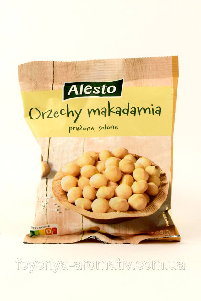 Соленые орешки макадамия Alesto Macadamia gerostet&gesalzen 125гр ...