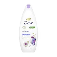 Гель для душу Dove Anti-Stress Shower Gel Blue Chamomile & Oat Milk з блакитною ромашкою та вівсяним молочком,