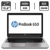 Ноутбук HP ProBook 650 G1 / 15.6" (1366x768) TN / Intel Core i5-4210M (2 (4) ядра по 2.6 - 3.2 GHz) / 8 GB