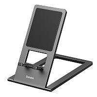 Держатель для телефонов и планшетов Baseus Foldable Metal Desktop Holder |6.7-12.9"|(LUKP000013)Grey