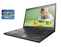 Ноутбук Lenovo ThinkPad T440p / 14" (1366x768) TN / Intel Core i5-4210M (2 (4) ядра по 2.6 - 3.2 GHz) / 8 GB