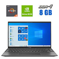 Игровой ноутбук Asus ZenBook UX425UG / 14" (1920x1080) IPS / AMD Ryzen 5 5500U (6 (12) ядер по 2.1 - 4.0 GHz)