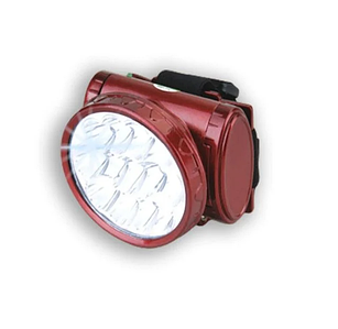 Налобний акумуляторний ліхтар ліхтарик 13 LED 3х400mAh GRUNHELM GR-1898