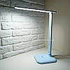 Світлодіодна настільна лампа Ardero (Feron) DE1725 ARD 9W 30LED 6500K блакитна (для офісу, для манікюра), фото 10
