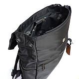 Сучасний міський рюкзак Northampton Polo Club черний, фото 6