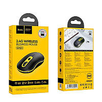 Беспроводная мышка HOCO GM21, black-yellow, USB, 800/1200/1600dpi