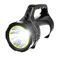 Ліхтарик акумуляторний LED Повербанк 8000мач Потужний ліхтарик для освітлення будинку PRF, фото 5
