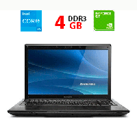 Ноутбук Б-клас Lenovo G560 / 15.6" (1366x768) TN / Intel Core i5-480M (2 (4) ядра по 2.66 - 2.93 GHz) / 4 GB DDR3 / 640 GB HDD /