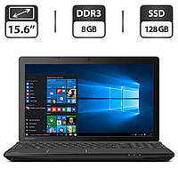 Ноутбук Б-класс Toshiba Satellite Pro C50-A-1LT / 15.6" (1366x768) TN / Intel Core i3-3110M (2 (4) ядра по 2.4