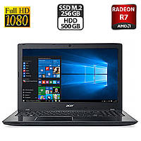 Ноутбук Б-класс Acer Aspire E5-553 / 15.6" (1920x1080) TN / AMD FX-9800P (4 ядра 2.7 - 3.6 GHz) / 16 GB DDR4 /