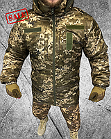 Куртка, бушлат, зимняя тактическая пиксель weapons, S, M, L, XL, XXL,XXXL Pixel