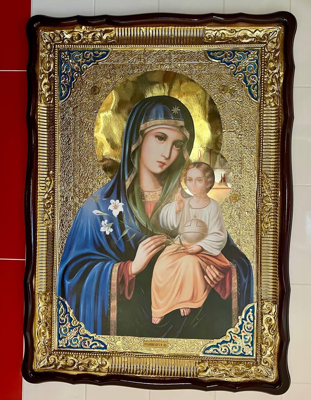 Ікона Божої Матері Нев'янучий Цвіт, 110х80 см, фото 1