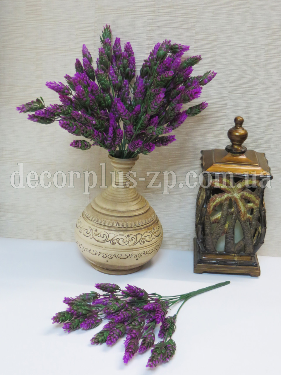 Букет хмелю 7 гілок, бузковий, фото 1