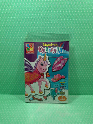 Игра ВладиТойс Магнітна гра (VT3204-27) Єдиноріг, фото 2