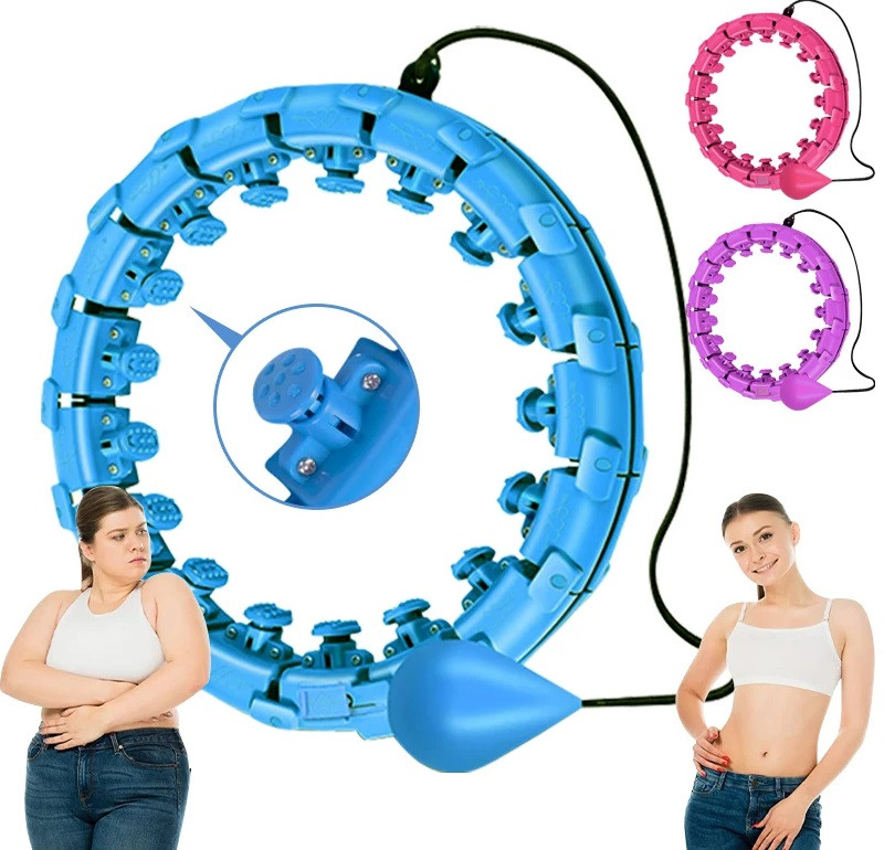 Хулахуп Hulahoop з обважнювачем для фітнесу HulaSmart