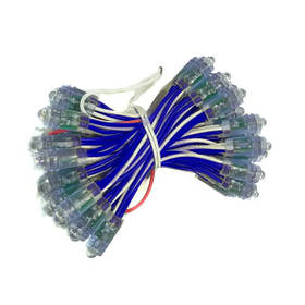 Світлодіод швидкого монтажу JL 0,1 W, 12В, IP65 синій