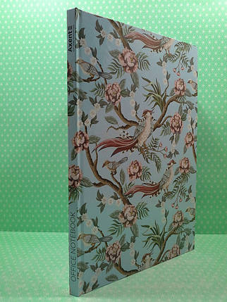 Канц Книга записна А4/96арк. ”Axent” /8422-568-A/ кліт., Birds&Flowers-1 (66944) (1/10), фото 2