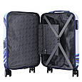 Валіза Semi Line 20" (S) White/Blue Print (T5653-1), фото 3