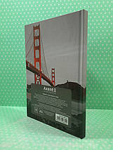 Канц Книга записна А5/96арк. ”Axent” /8457-3-A/ кліт., тверда обкл., R&B Bridge (66959) (1/20), фото 3