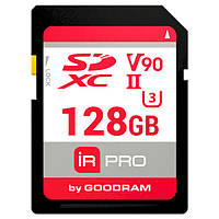 Карта пам'яті GoodRam Memory card Secure Digital 128Gb IRDM PRO SDXC V90 UHS-II U3 Retail (IRP-S9B0-1280R11)