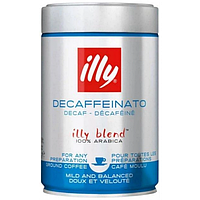 Кава Illy Decaffeinato Без кофеїну мелена 250 гамм ж/б