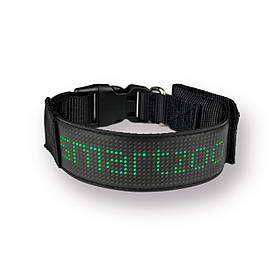 Нашийник для собак і котів з LED екраном Bluetooth Pet LED Collar - зелений