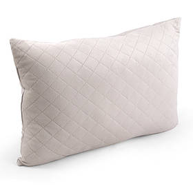 Двокамерна подушка з антиалегенним волокном "soft pearl" 50х70 см з різним ступенем пружності Руно