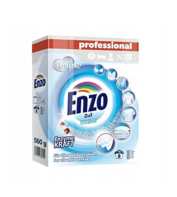 Порошок для прання Deluxe Enzo Professional white 4260504880621 560 г артикул 4631579