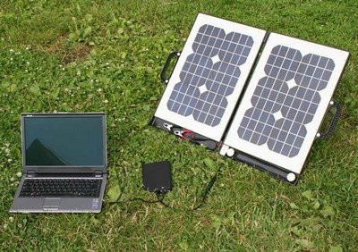 Зарядний пристрій на сонячних модулях